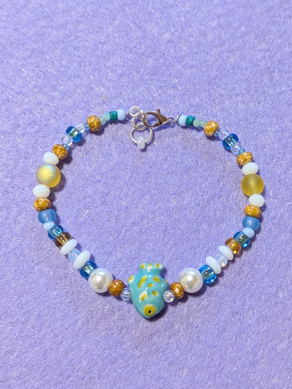 Beaded Fish Bracelet 🐠